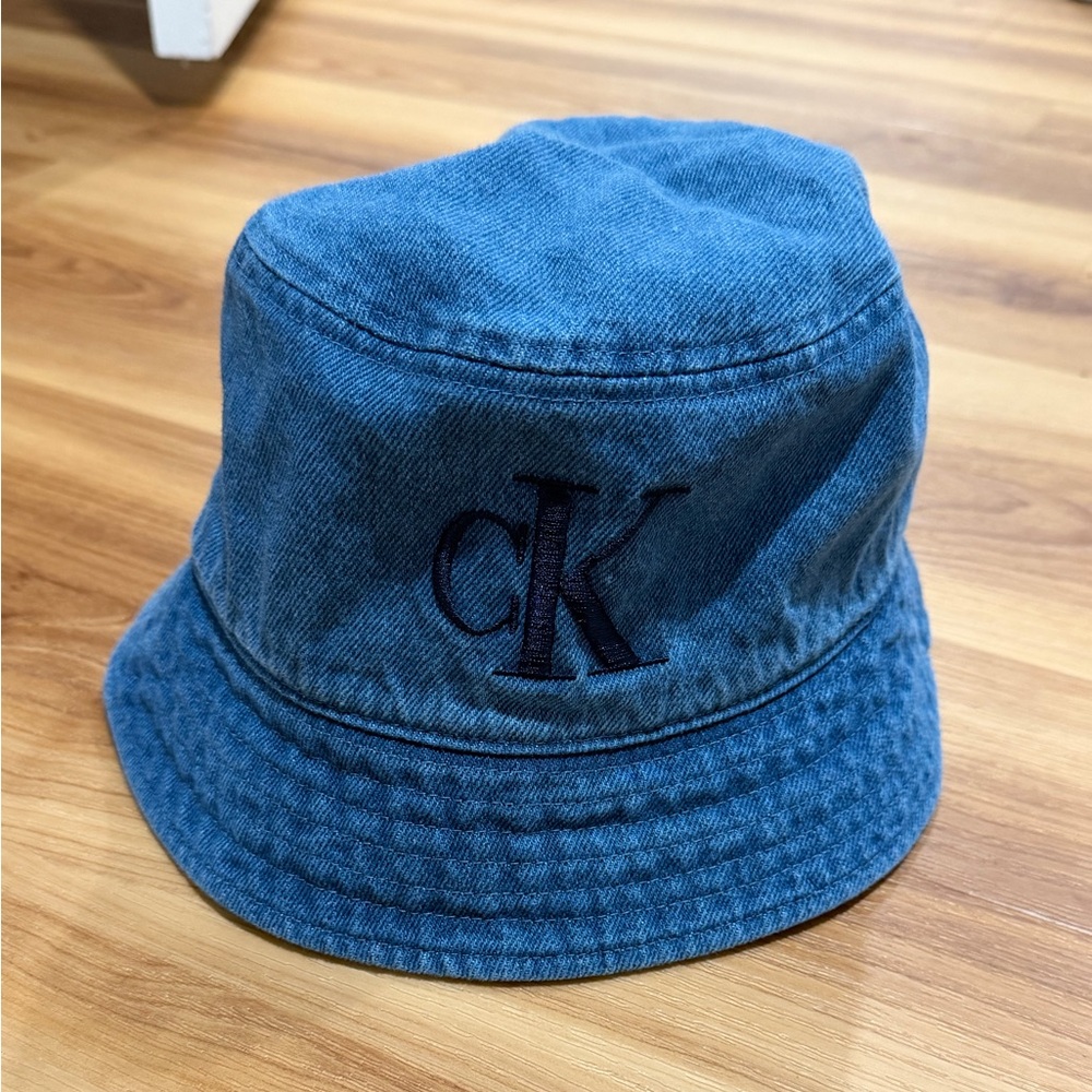Calvin Klein Jeans Light Blue Denim Hat